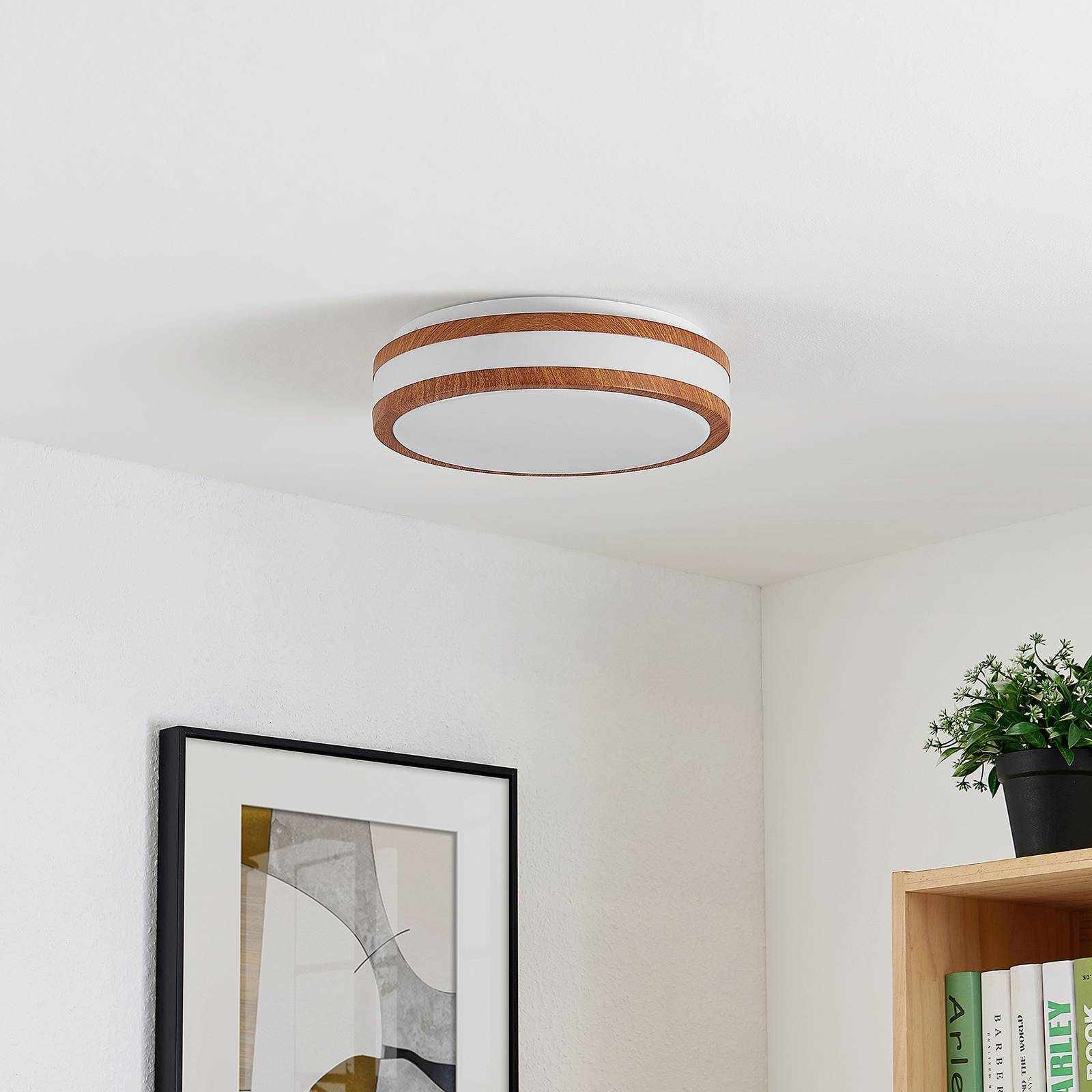 Lindby Viljami LED-taklampa, rund, 29 cm