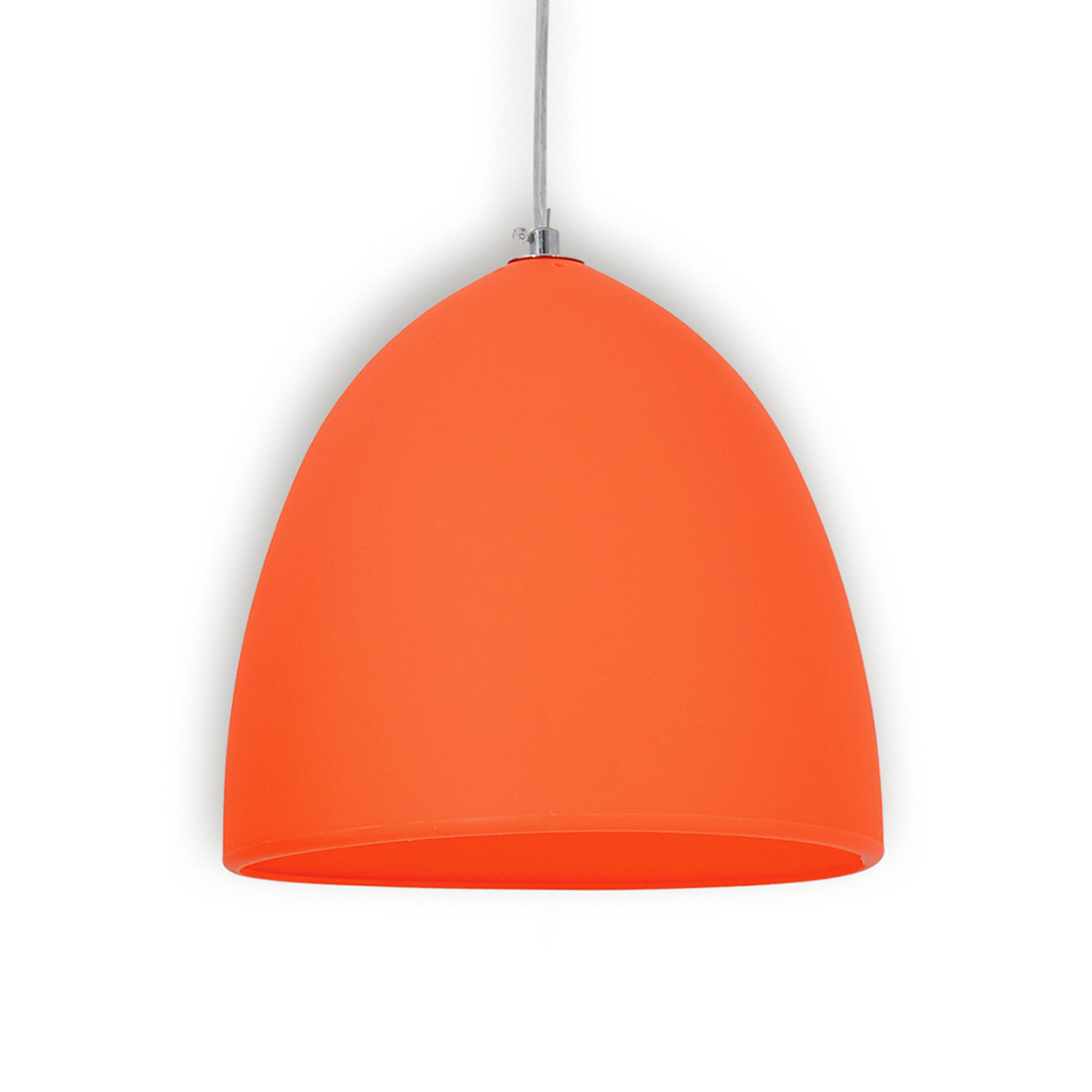 Orange taklampa Fancy i silikon