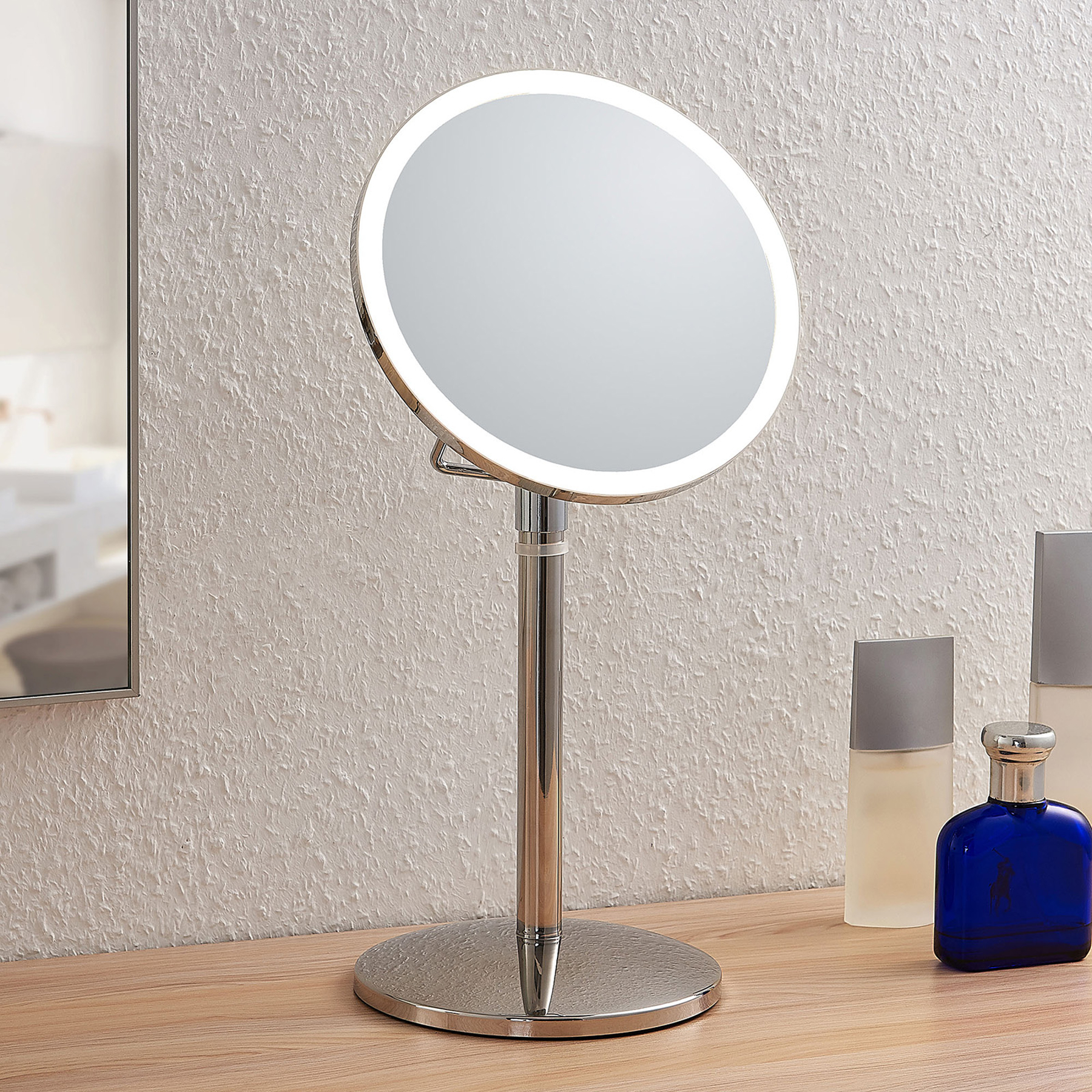 Lindby Farita LED-sminkspegel