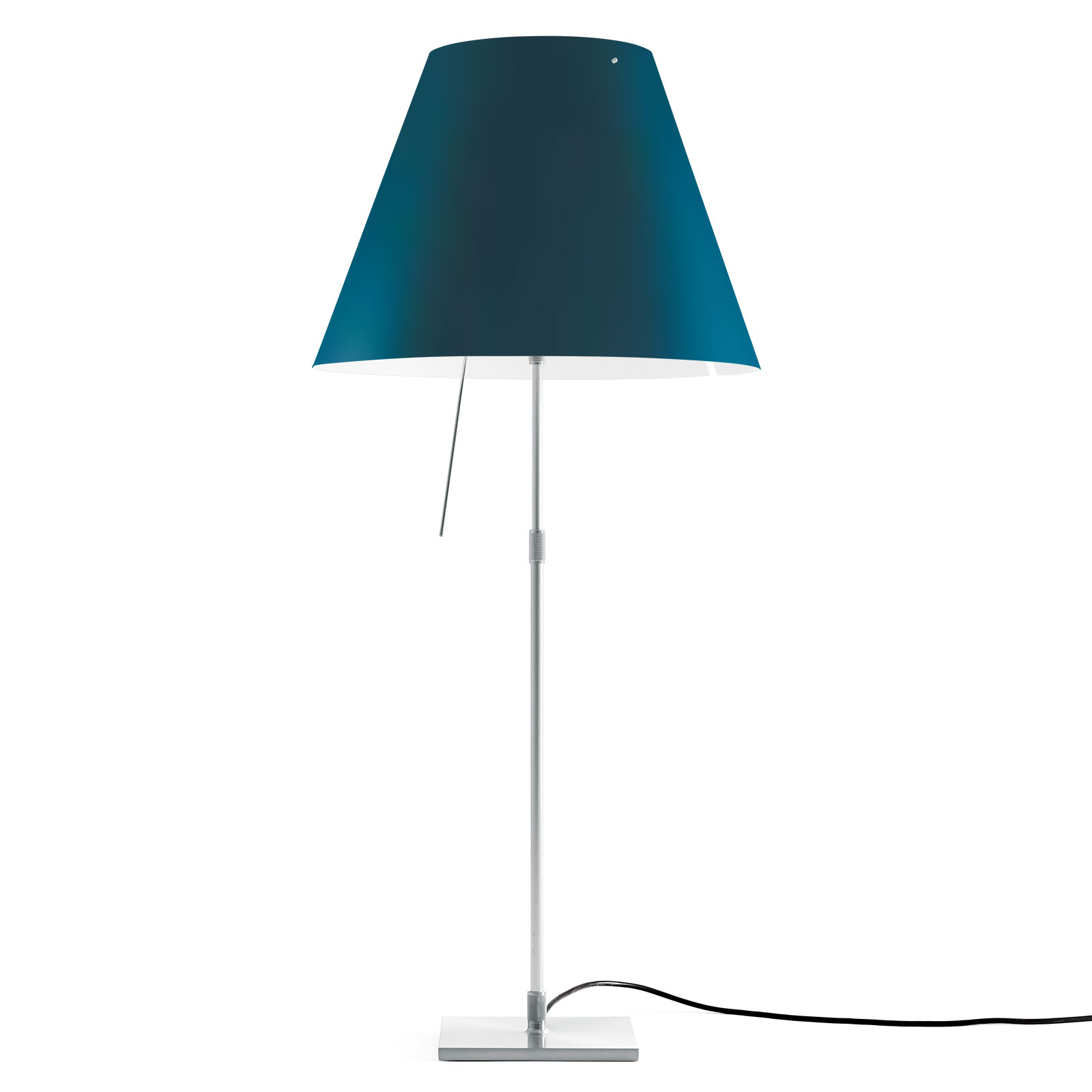 Luceplan Costanza bordslampa D13i aluminium/blå
