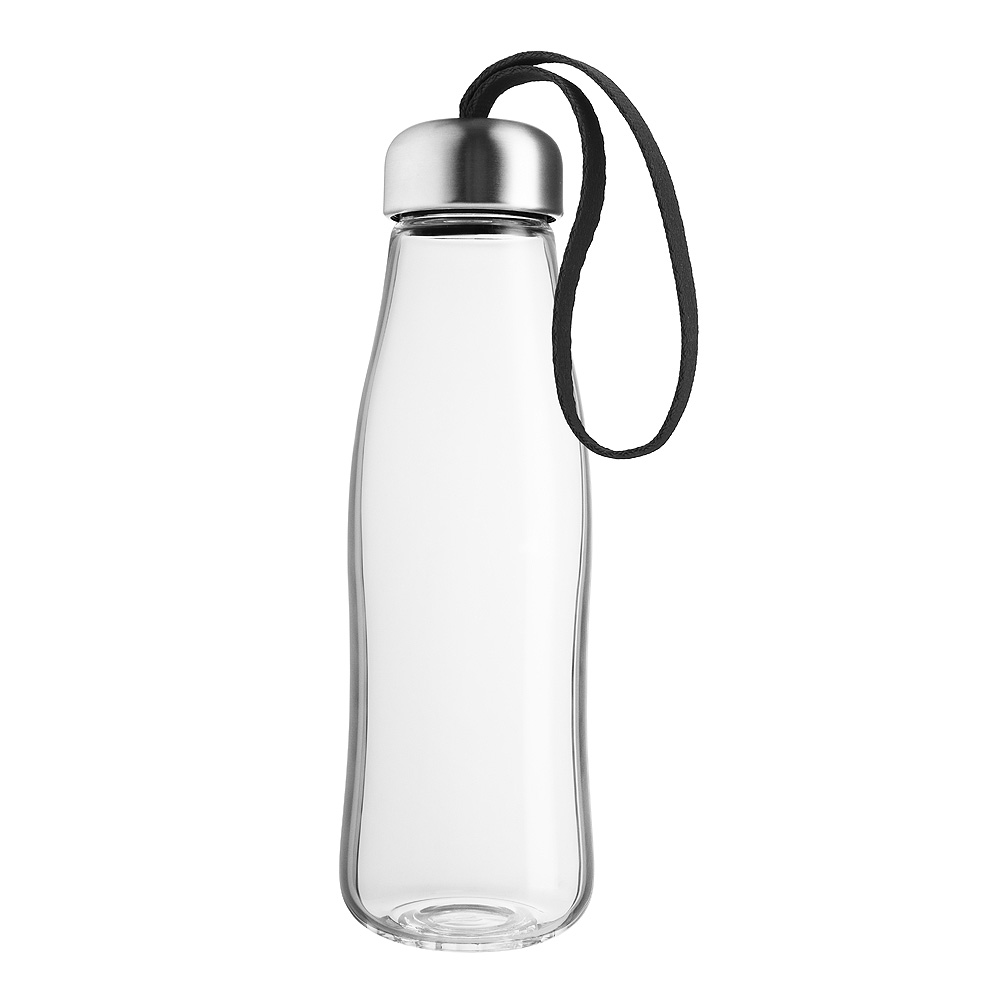 Eva Solo - Dricksflaska Glas 0,5 L Svart