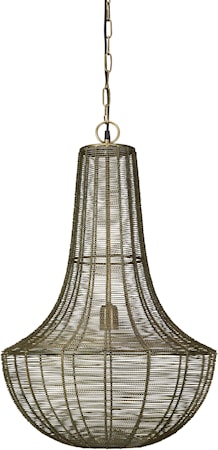Kingstown Taklampa Mässing 48cm