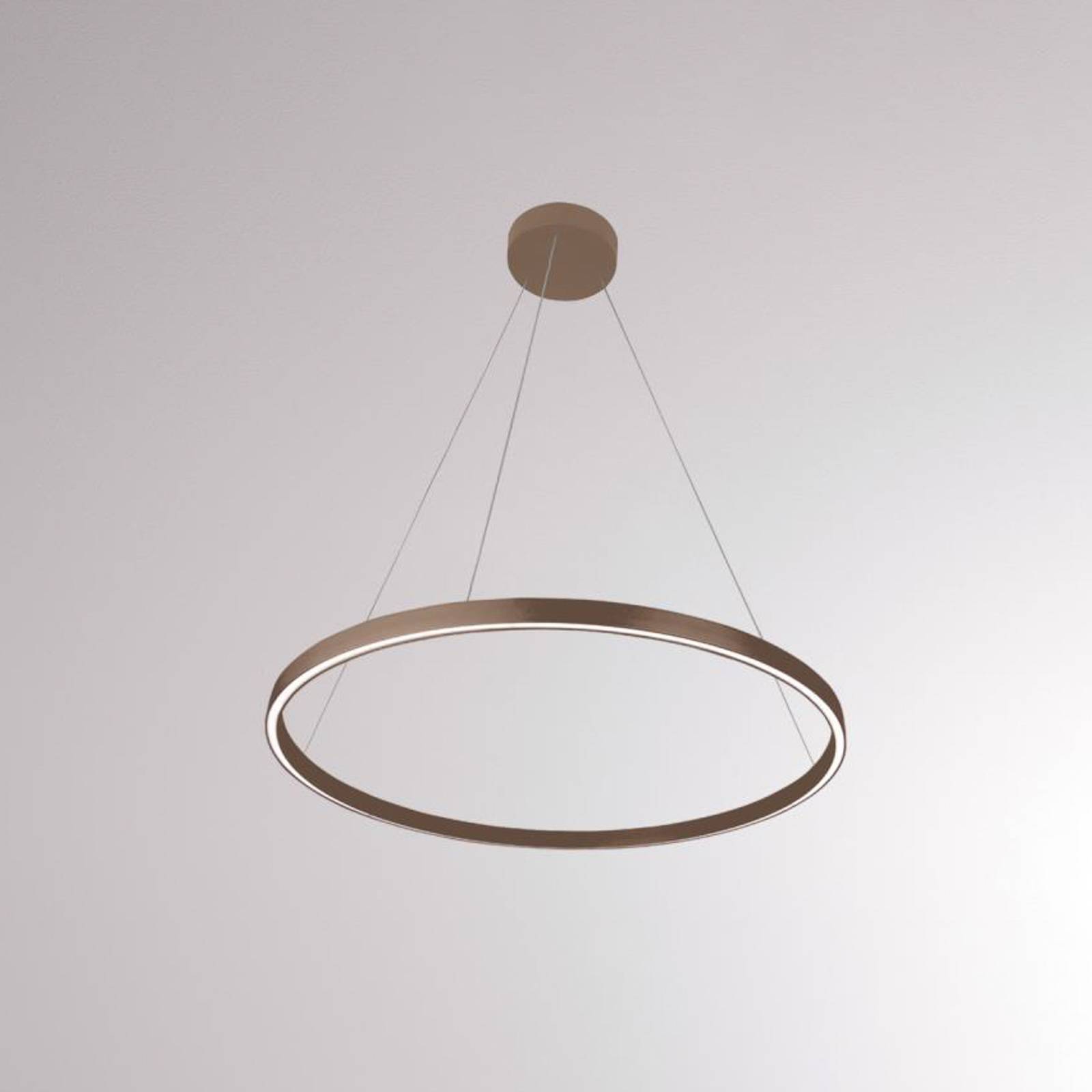 LOUM Perfora M LED-pendellampa Ø 60 cm terra