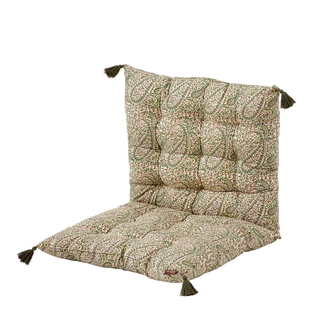 Bungalow - Paisley Sittdyna 50x100x5 cm Grön