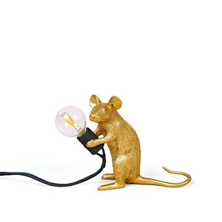 Mouse Lamp Mac Guld
