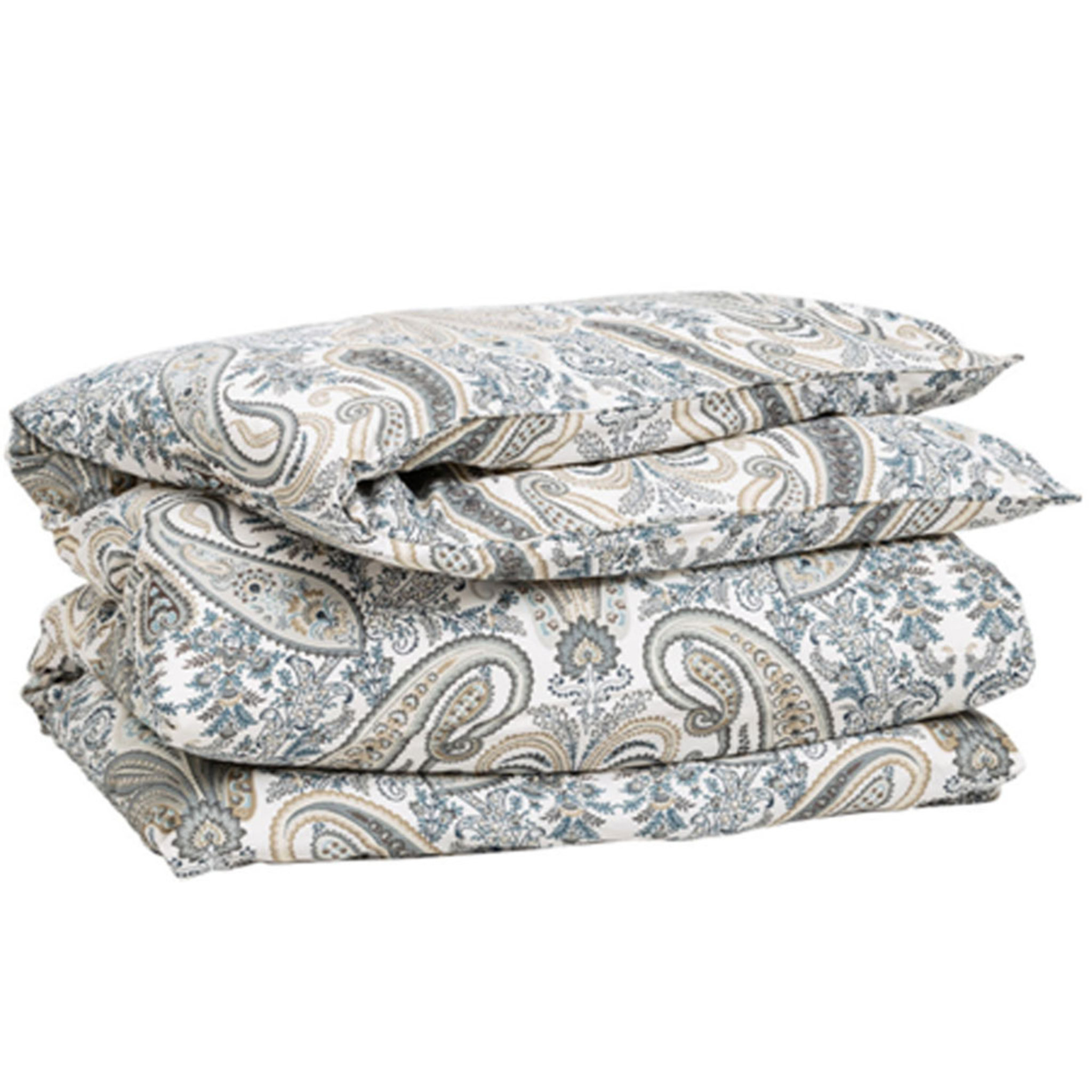 Påslakan Key West Paisley Singel - Earth Brown 150x210 cm