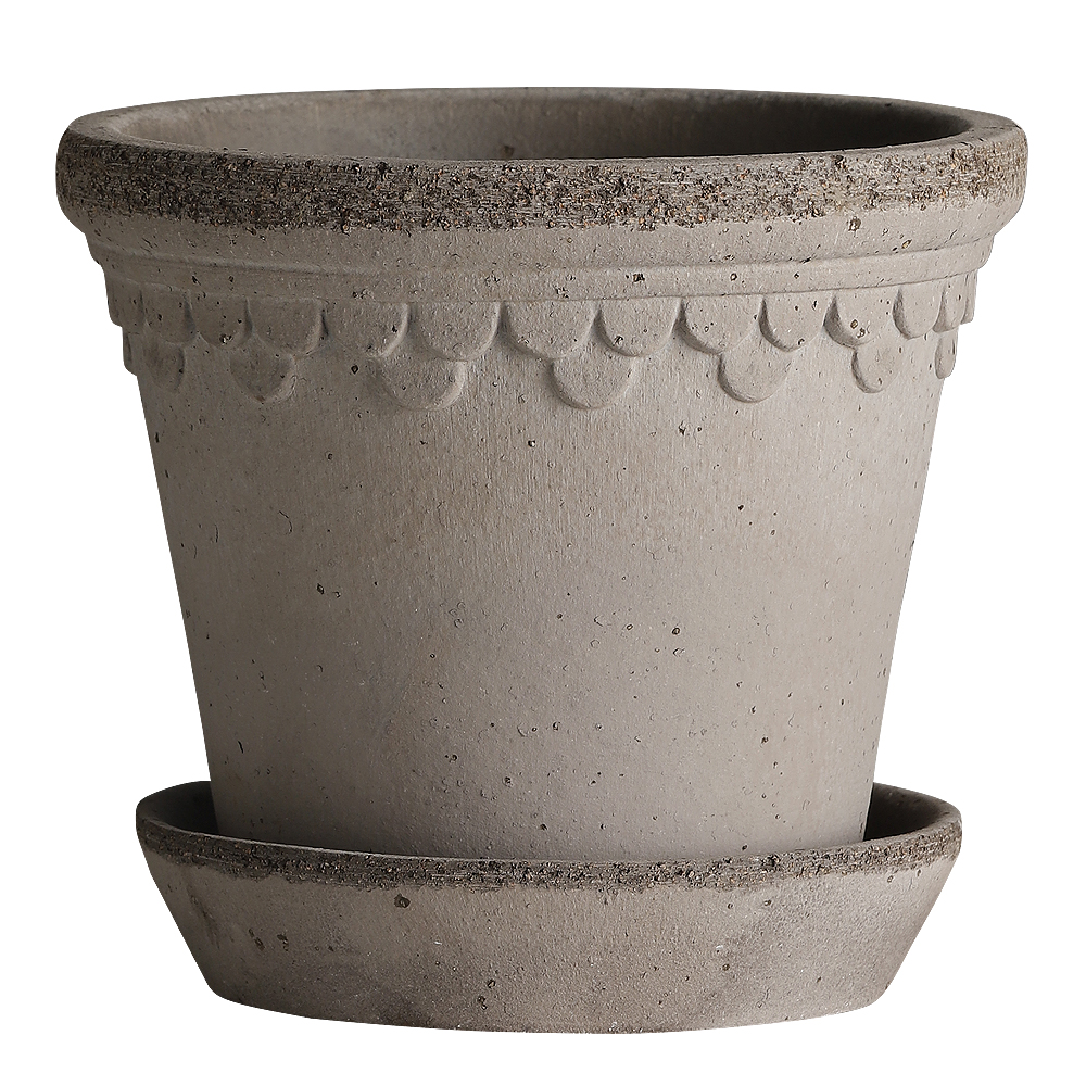 Bergs Potter - Köpenhavner Kruka/fat 18 cm Grå