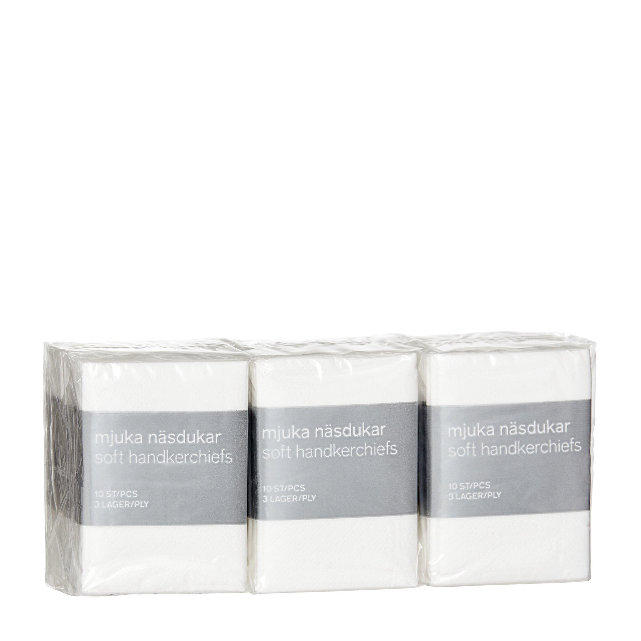 Pappersnäsdukar, 6x10-pack