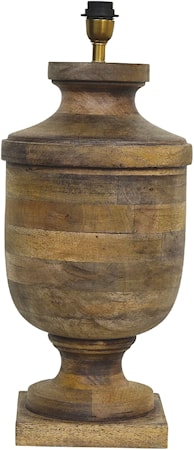 Monterey Lampfot Åldrat Trä 65 cm