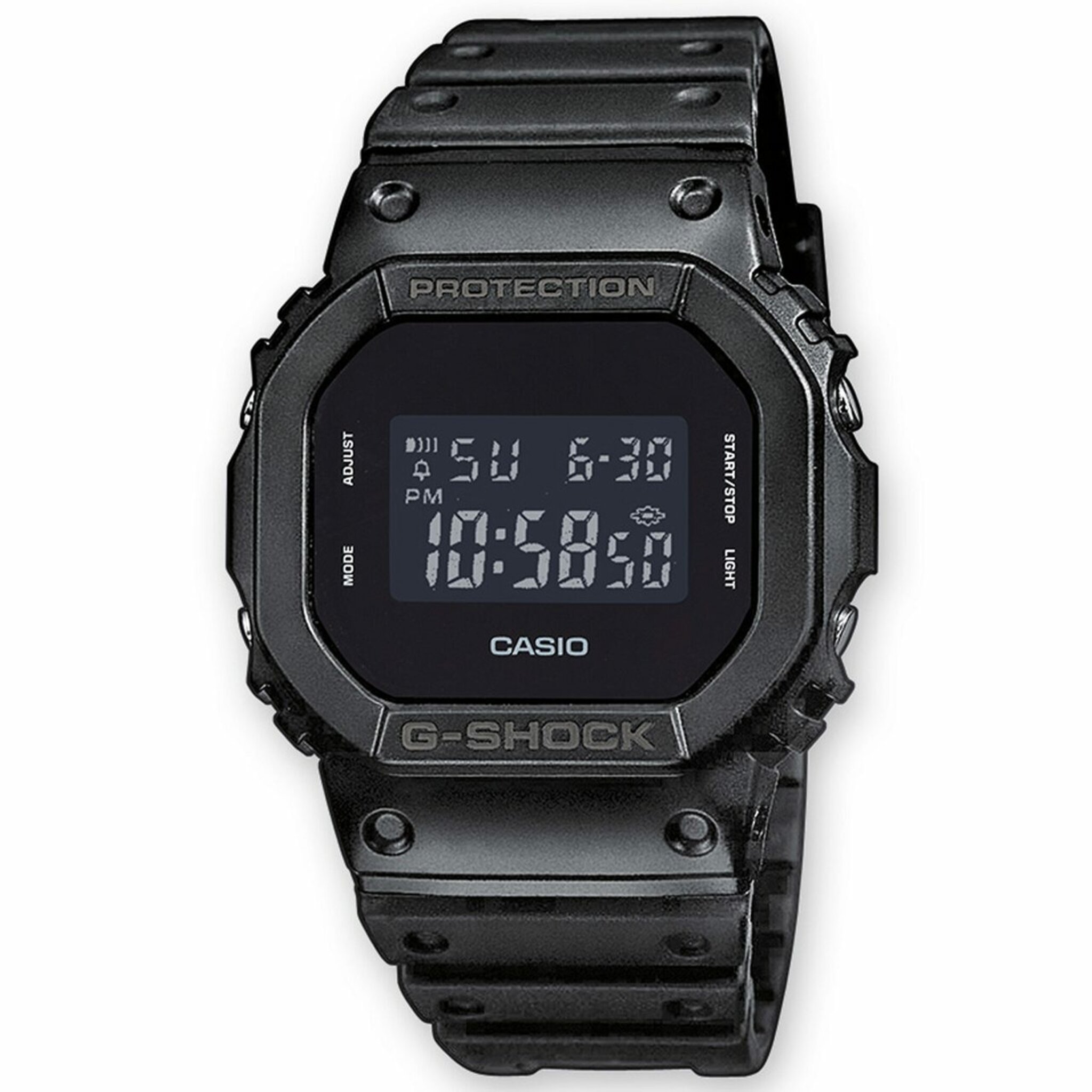 Dw-5600bb-1er, Quartz, 43mm, 20atm, black