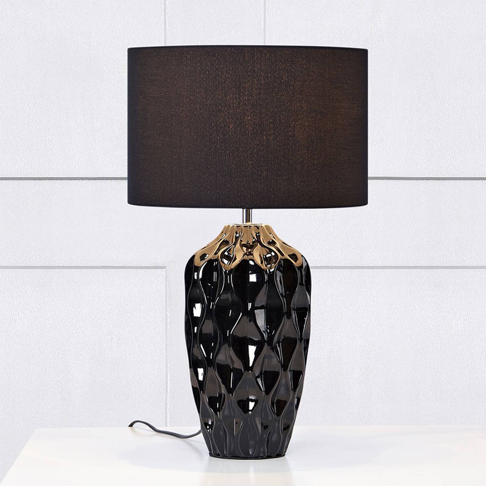 Bordslampa Angela, svart