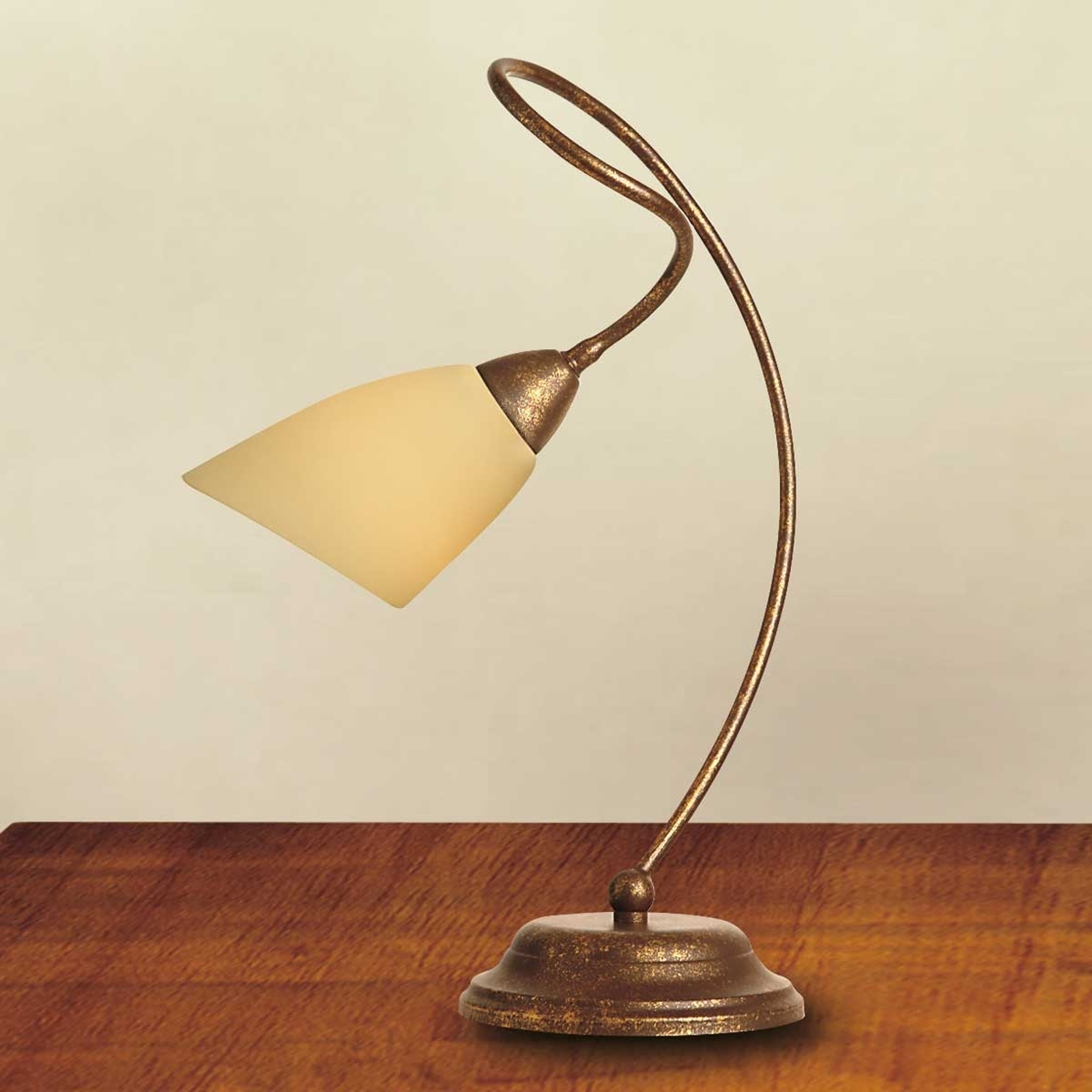 Bordslampa Alessandro antikbrun