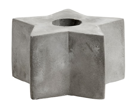 Ljusstake Cement Star Medium