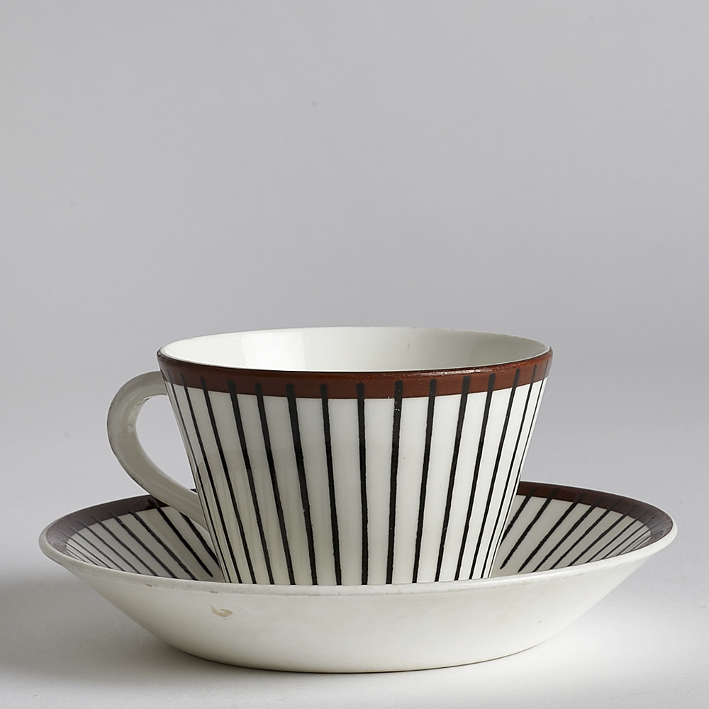 Gustavsberg - SÅLD Spisa Ribb Kaffekopp/Fat #2