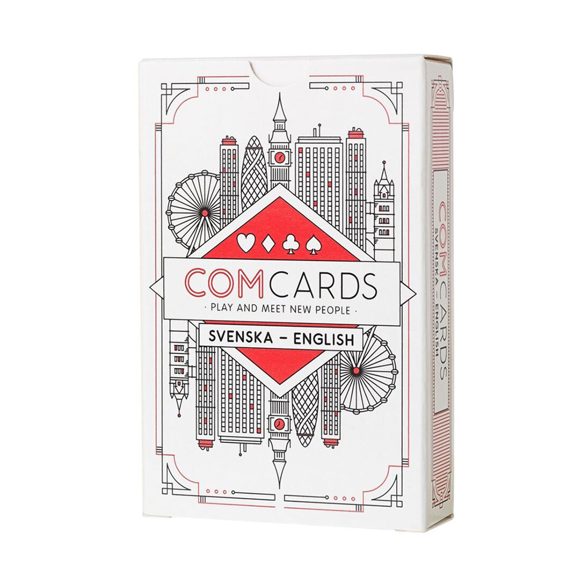 Designtorget Kortlek Comcards Svensk-English