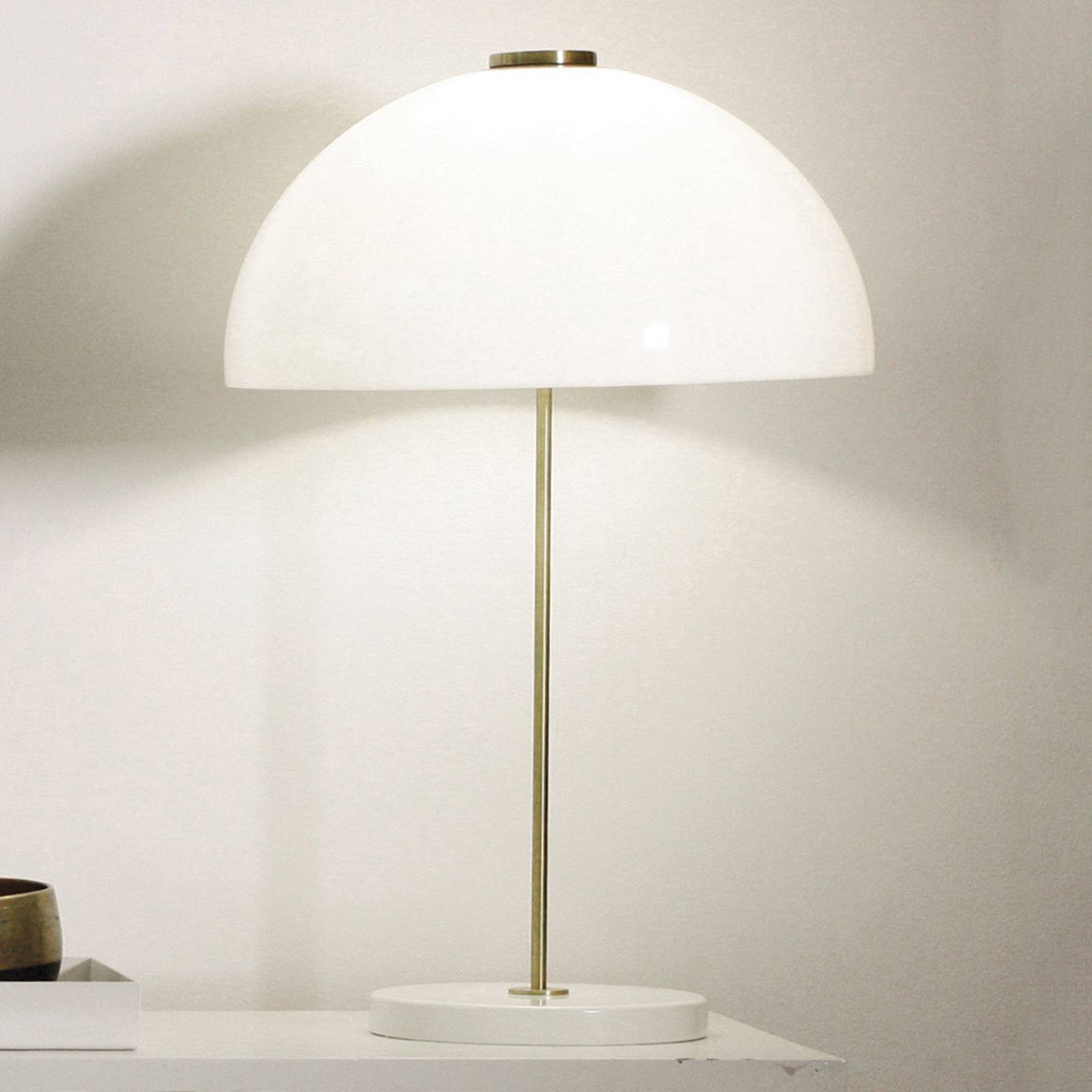 Innolux Kupoli bordslampa vit fot