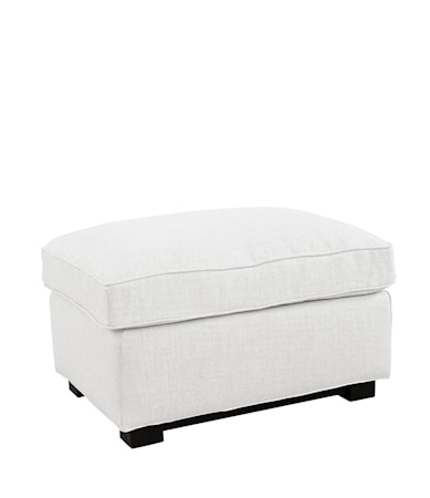 MIDTOWN ottoman tobago white