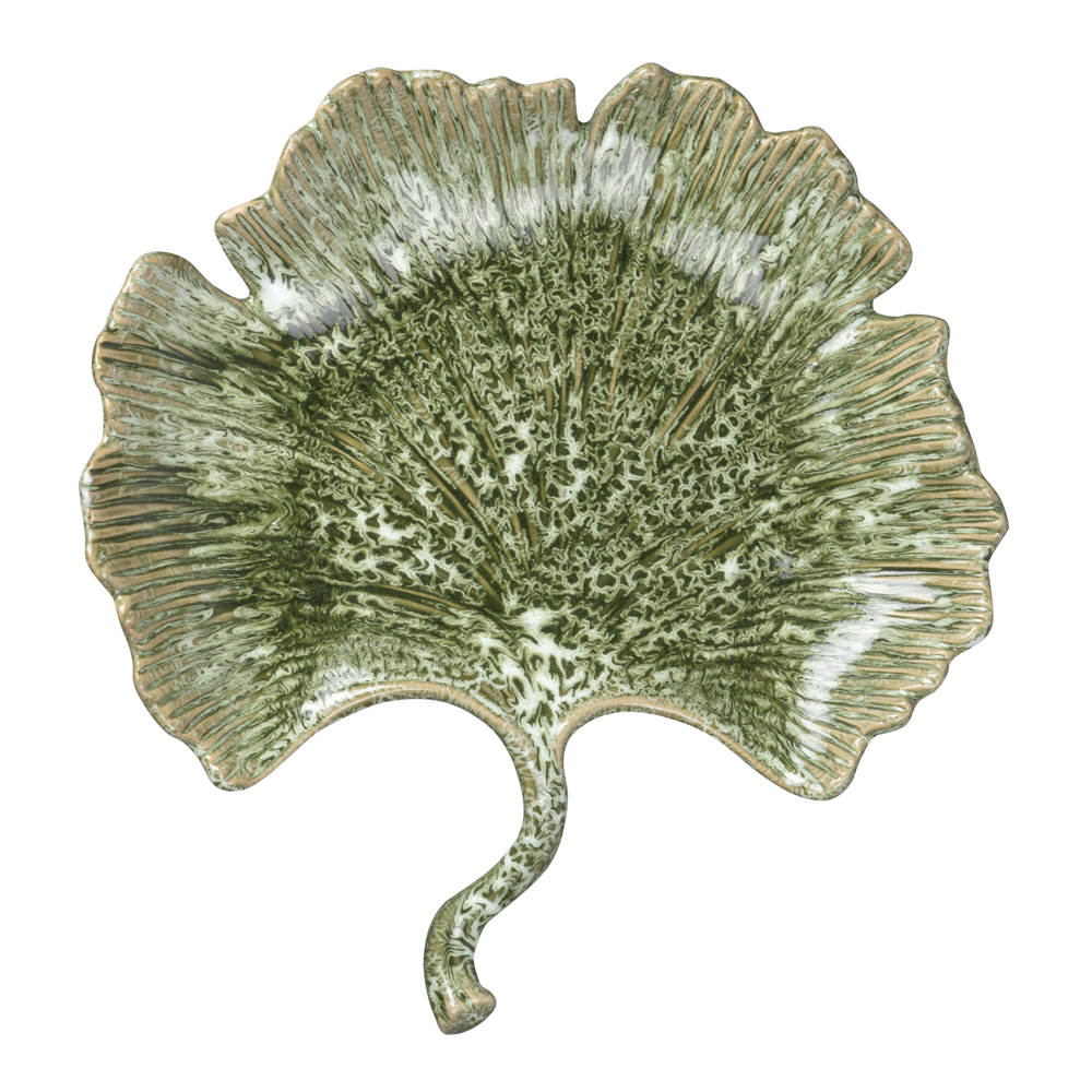 By On - Ginkgo Fat Ginkolöv 28 cm Grön