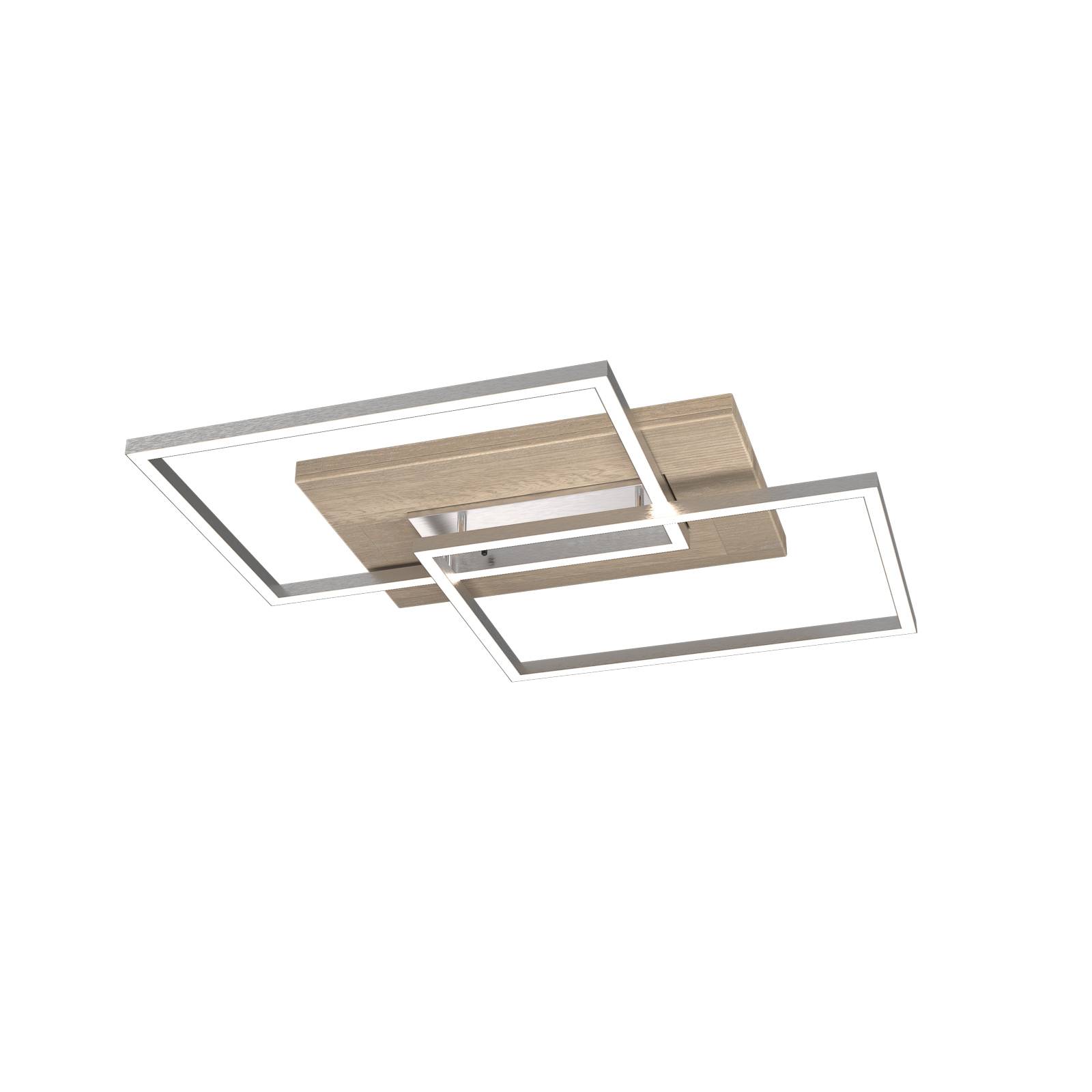 LED-taklampa Panama S, kalkbehandlad ek