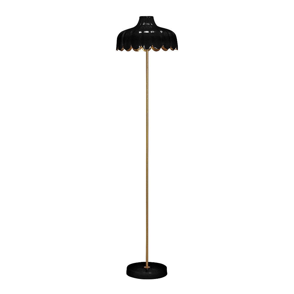 PR Home - Wells Golvlampa 150 cm Svart/Guld