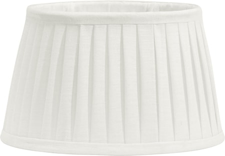 Indi Lampskärm Plissé Gammal Vit 38cm