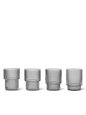 Ripple Glas 4-pack Smoked Grey