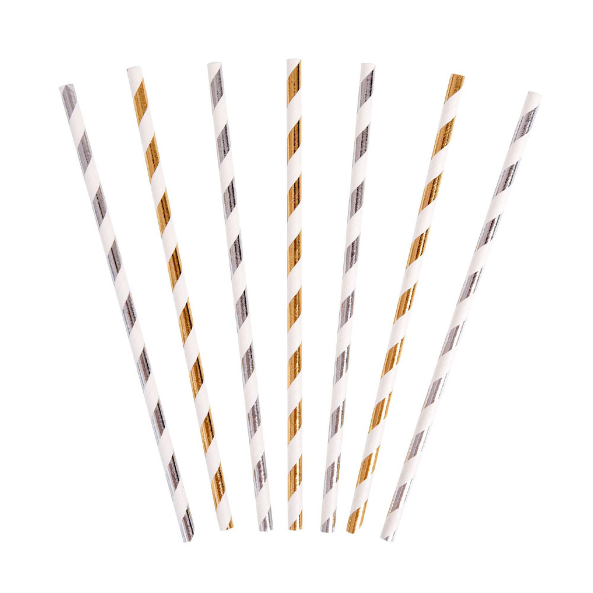 Papperssugrör STRIPE 25-pack, 25-PACK