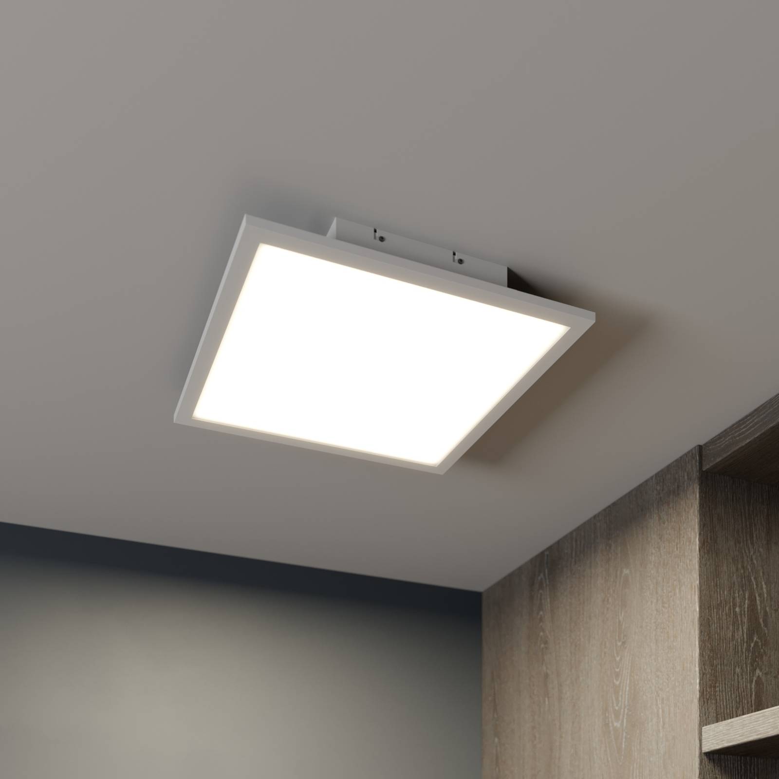 Lindby Luay LED-panel, 3 000-6 000 K, 40 x 40 cm