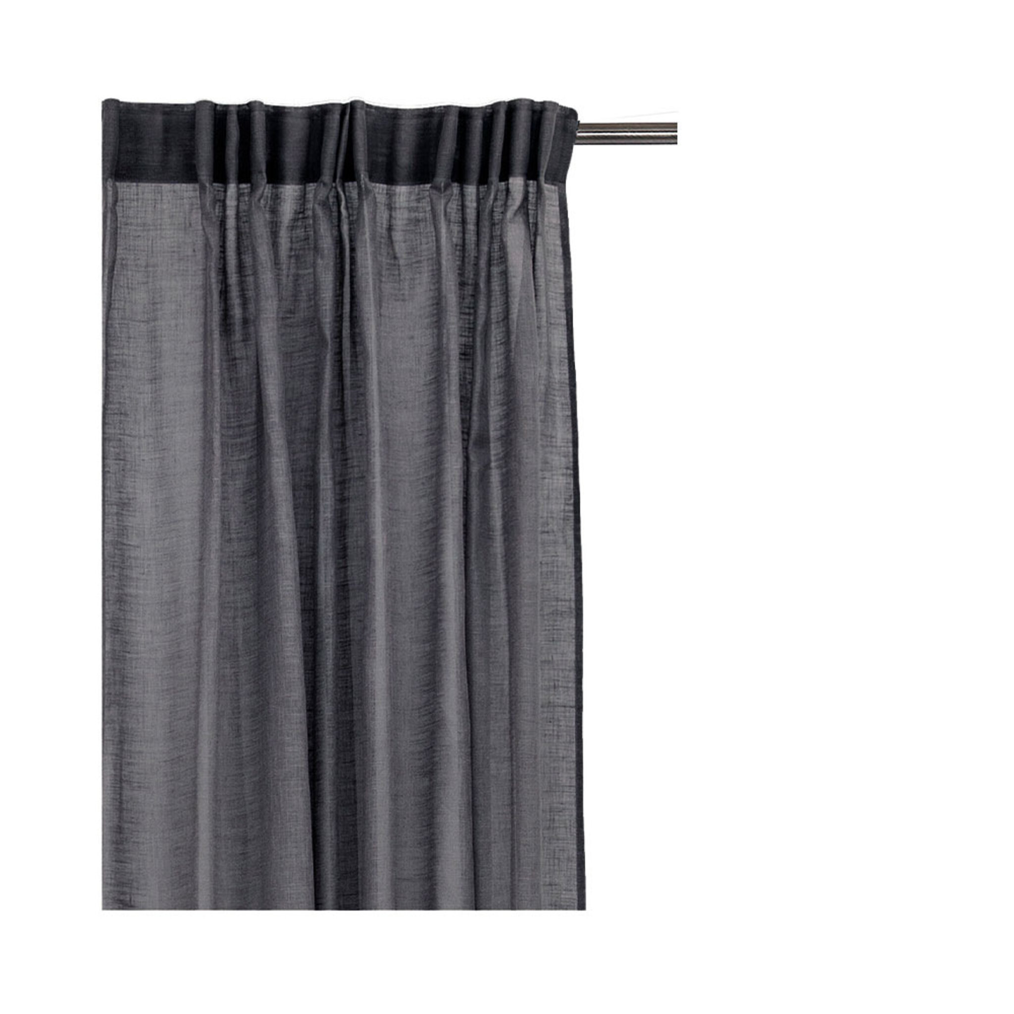 Gardin med veckband Dalsland, 145x290 cm
