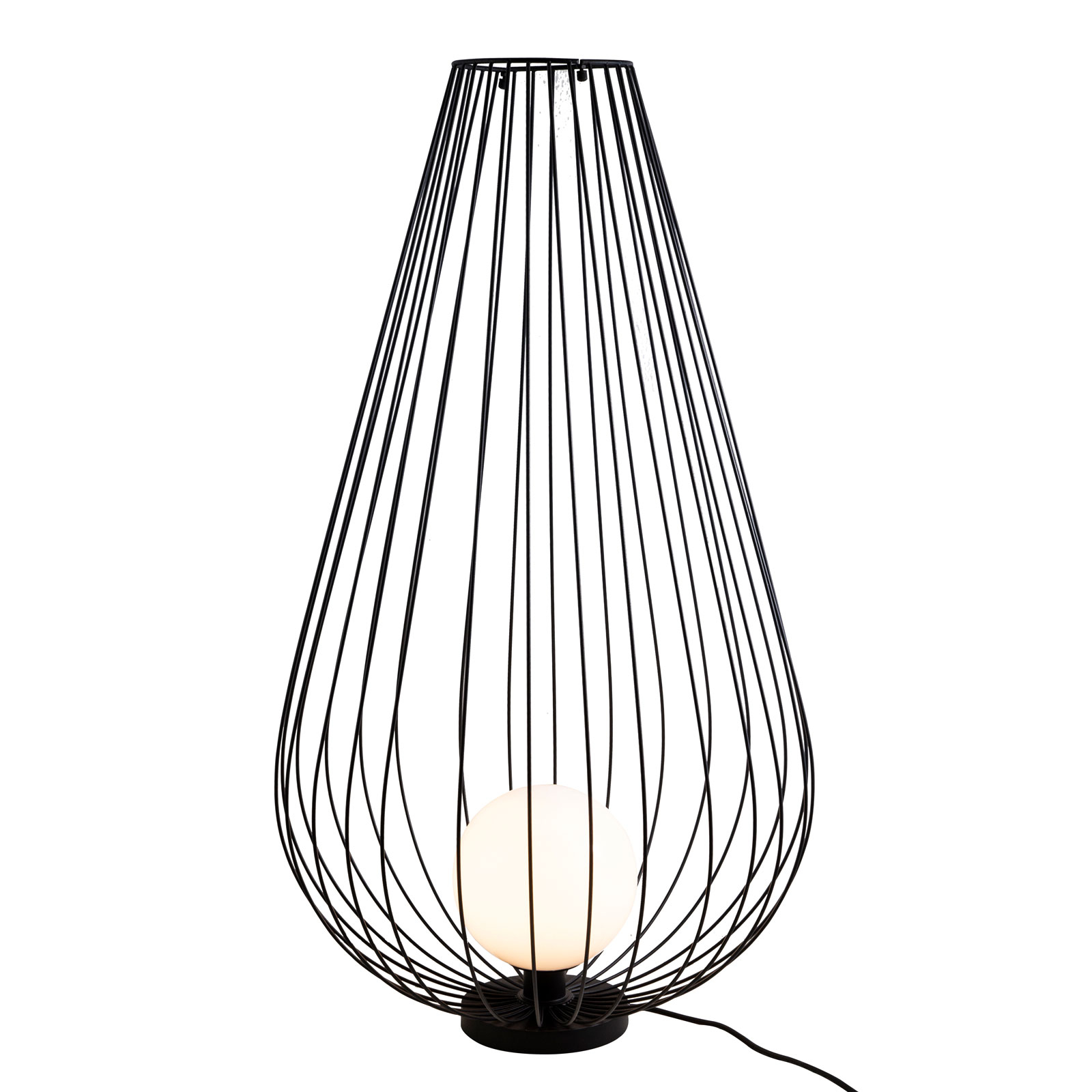 Golvlampa Vega med IP44, höjd 103 cm