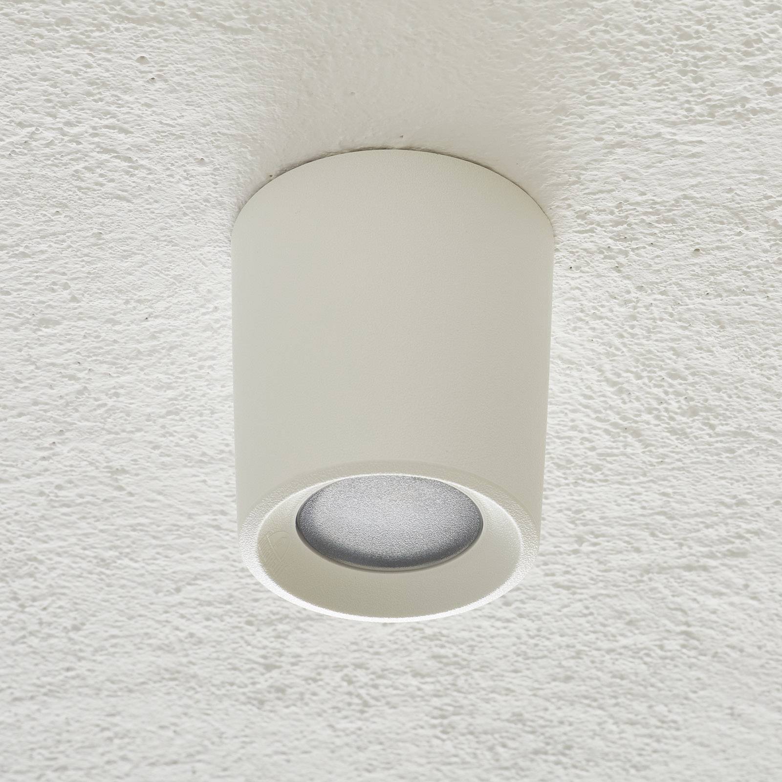 Ytmonterad downlight Livia Ø9,6 cm CCT vit/frostad