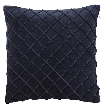 Deva Kuddfodral Velvet Navy 60x60cm