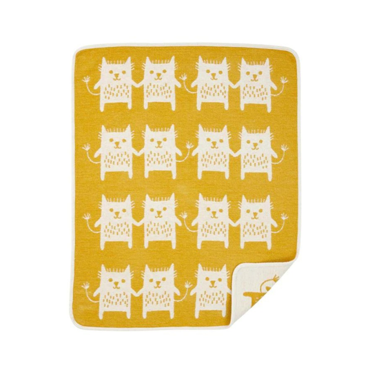 Klippan Yllefabrik Barnfilt Little Me 70x90cm Gul