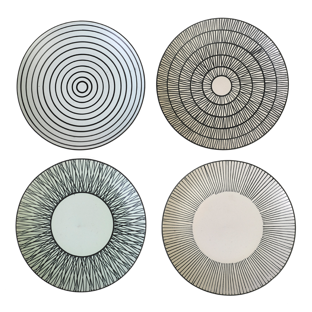 Pols Potten - Pols Potten Pastel Afresh Tallrik 4-pack 27 cm