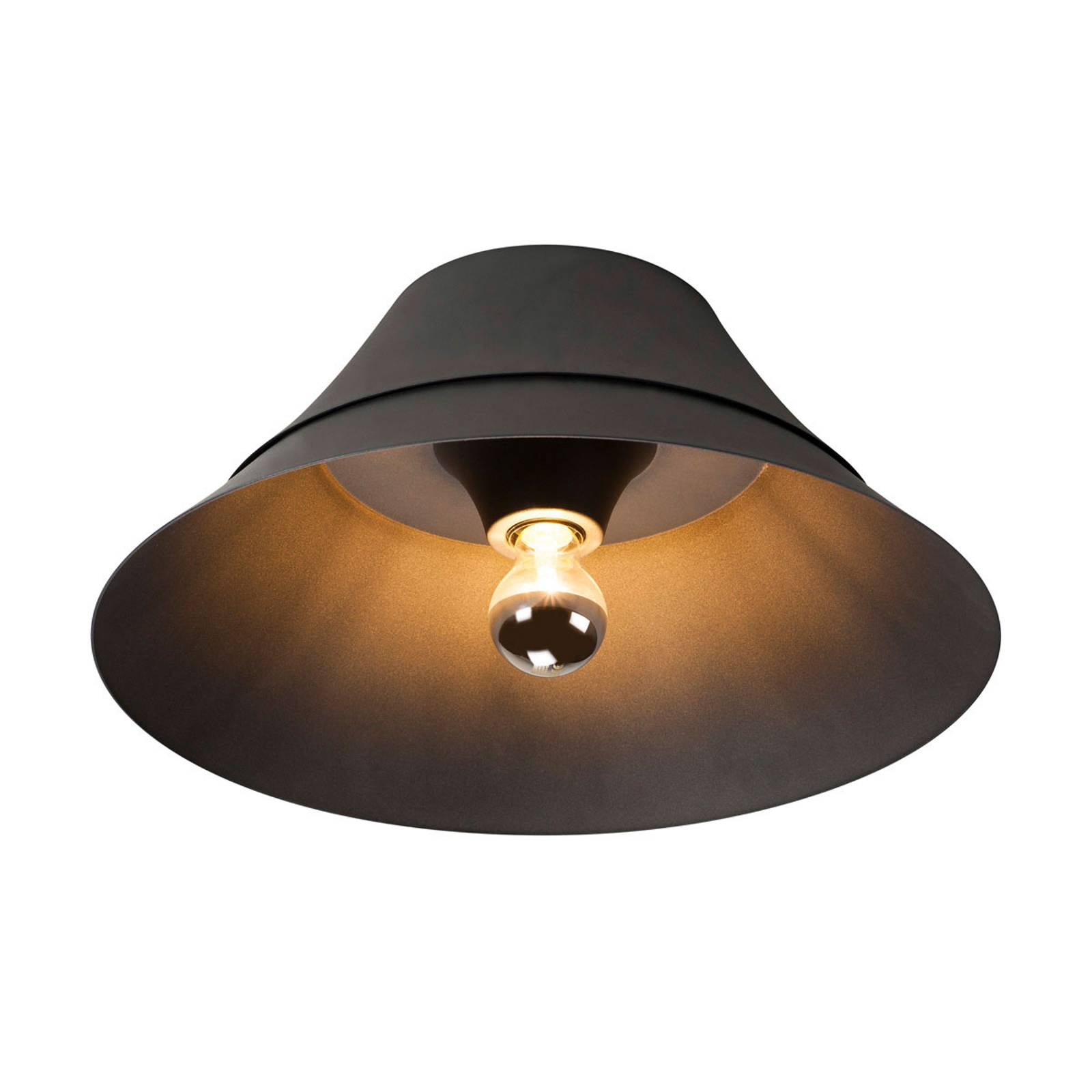 SLV Bato 45 taklampa E27 svart