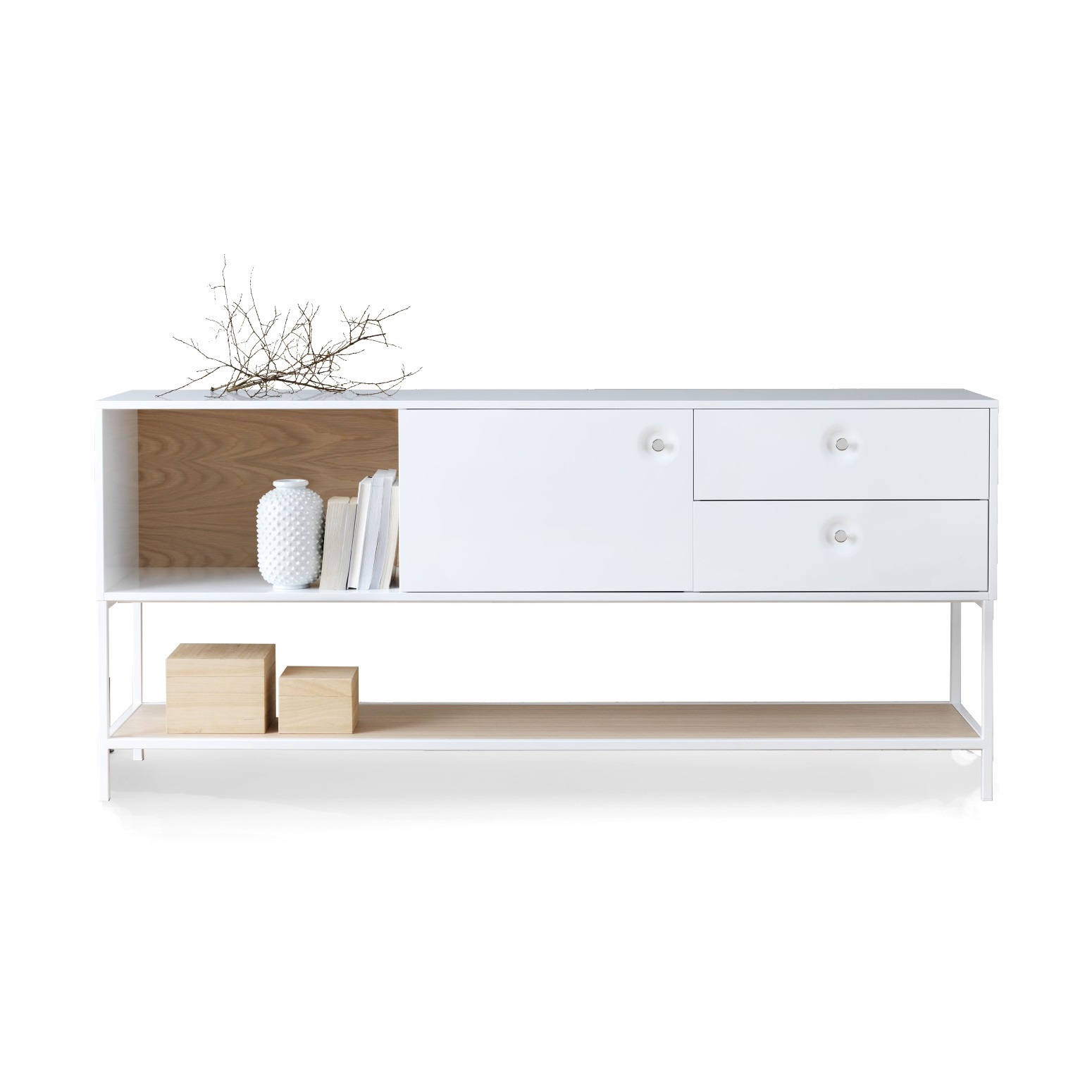 Viti Sideboard 180 cm vit / ek Voice