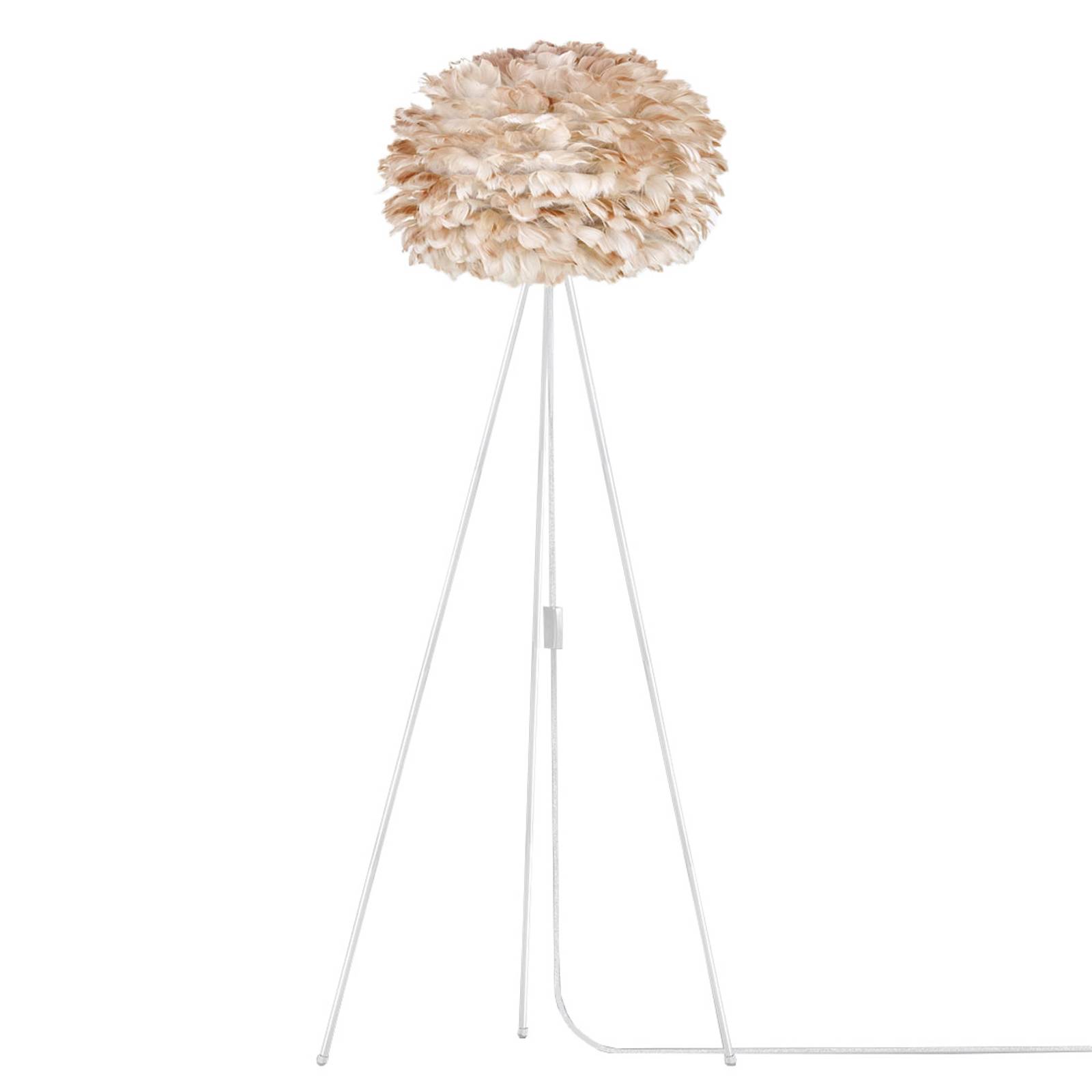 UMAGE Eos medium golvlampa trefot ljusbrun