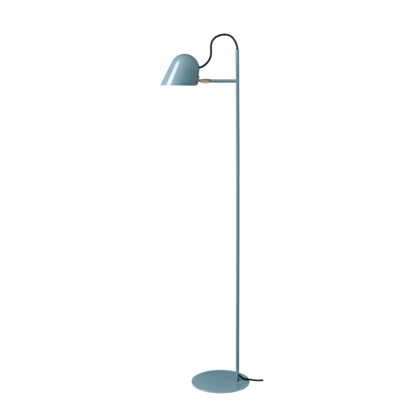 Golvlampa STRECK Dimblå/Mässing Örsjö belysning