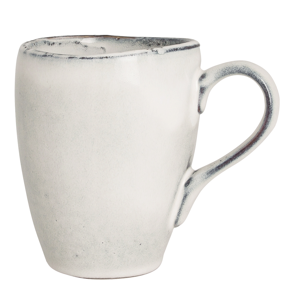 Broste Copenhagen - Nordic Sand Mugg med öra 25 cl Vit
