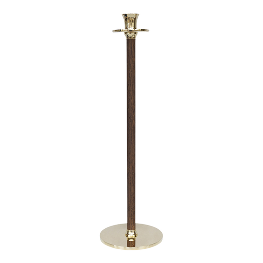 Hilke - Alto Basso Ljusstake 38 cm Mässing & Ek