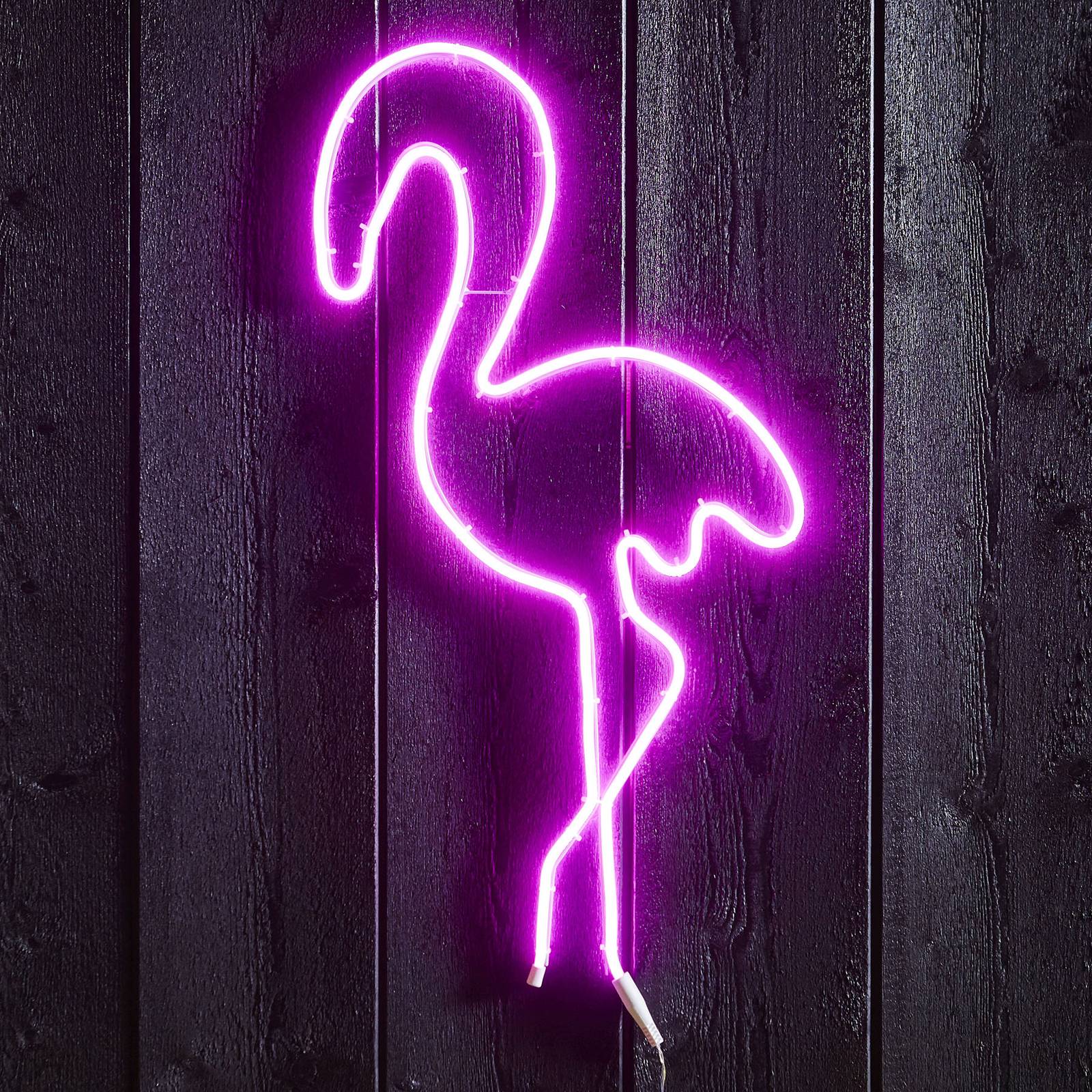 LED-silhuett Flatneon Flamingo
