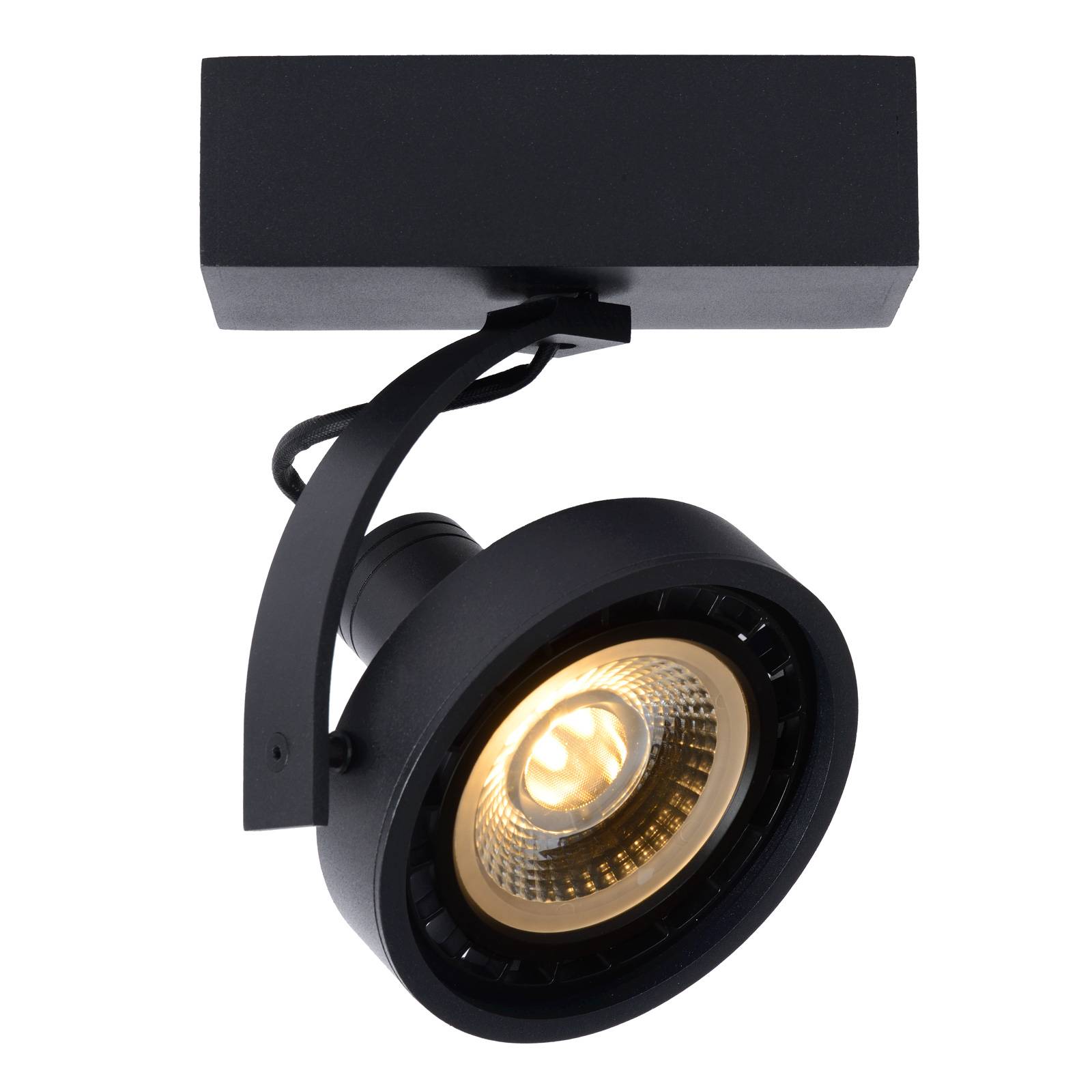 LED-takspotlight Dorian, 1 lampa, dim to warm