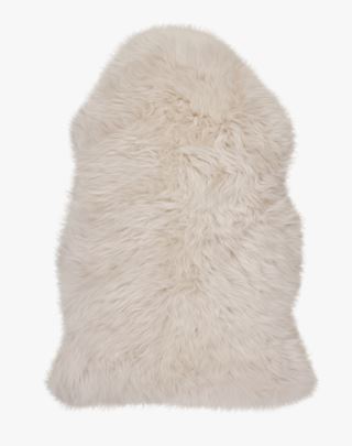 Longwool fårskinn natur