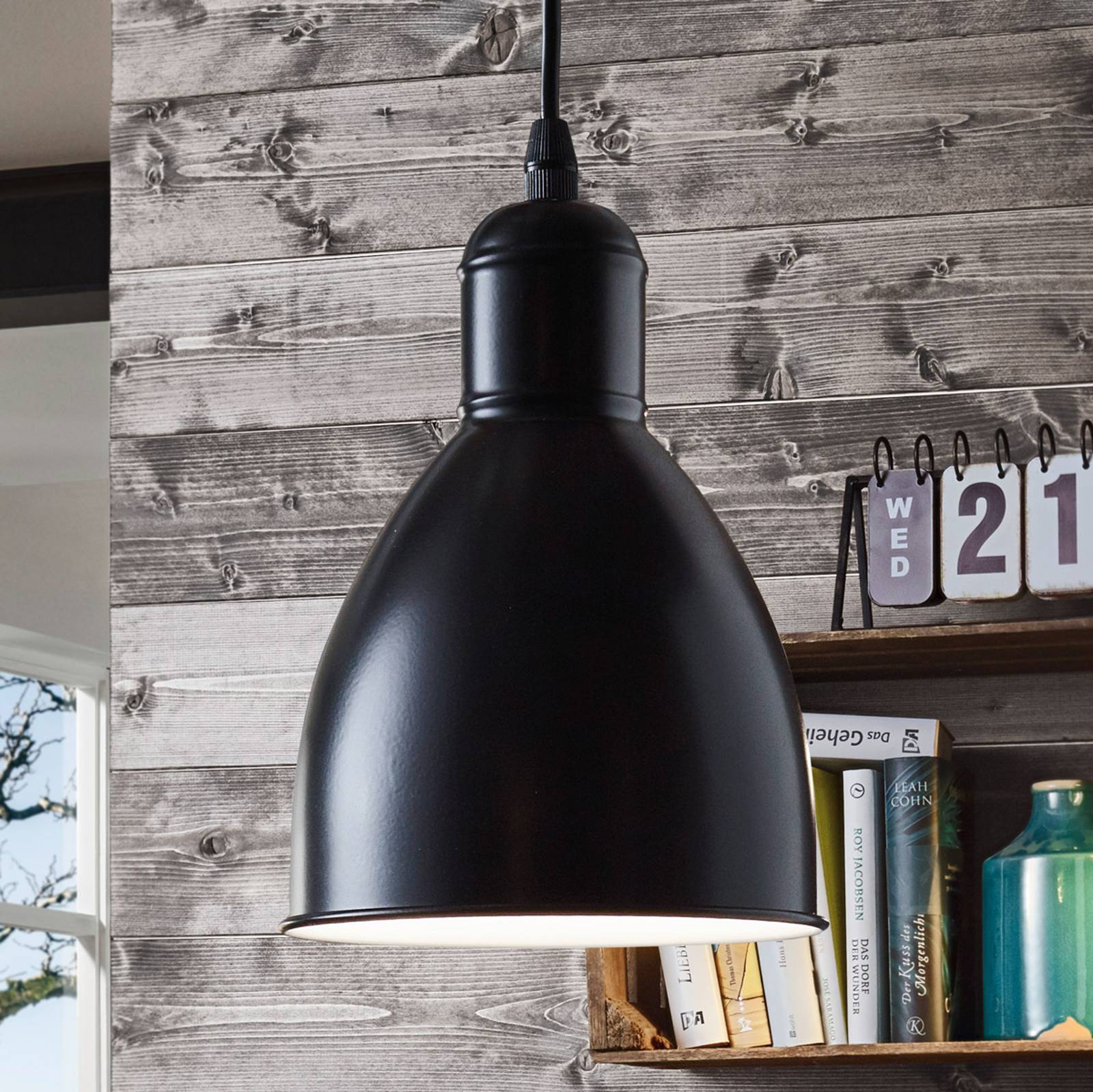 Priddy 1 vintagependellampa 1 lampa, svart