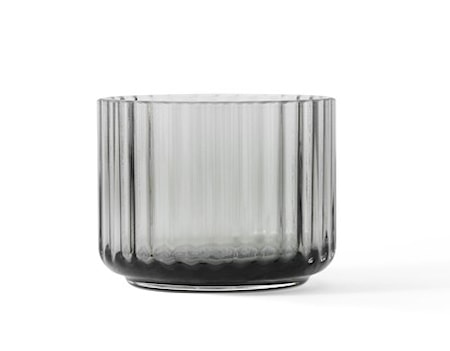 Lyngby Ljuslykta Smoke Munblåst Glas Ø6,7 cm