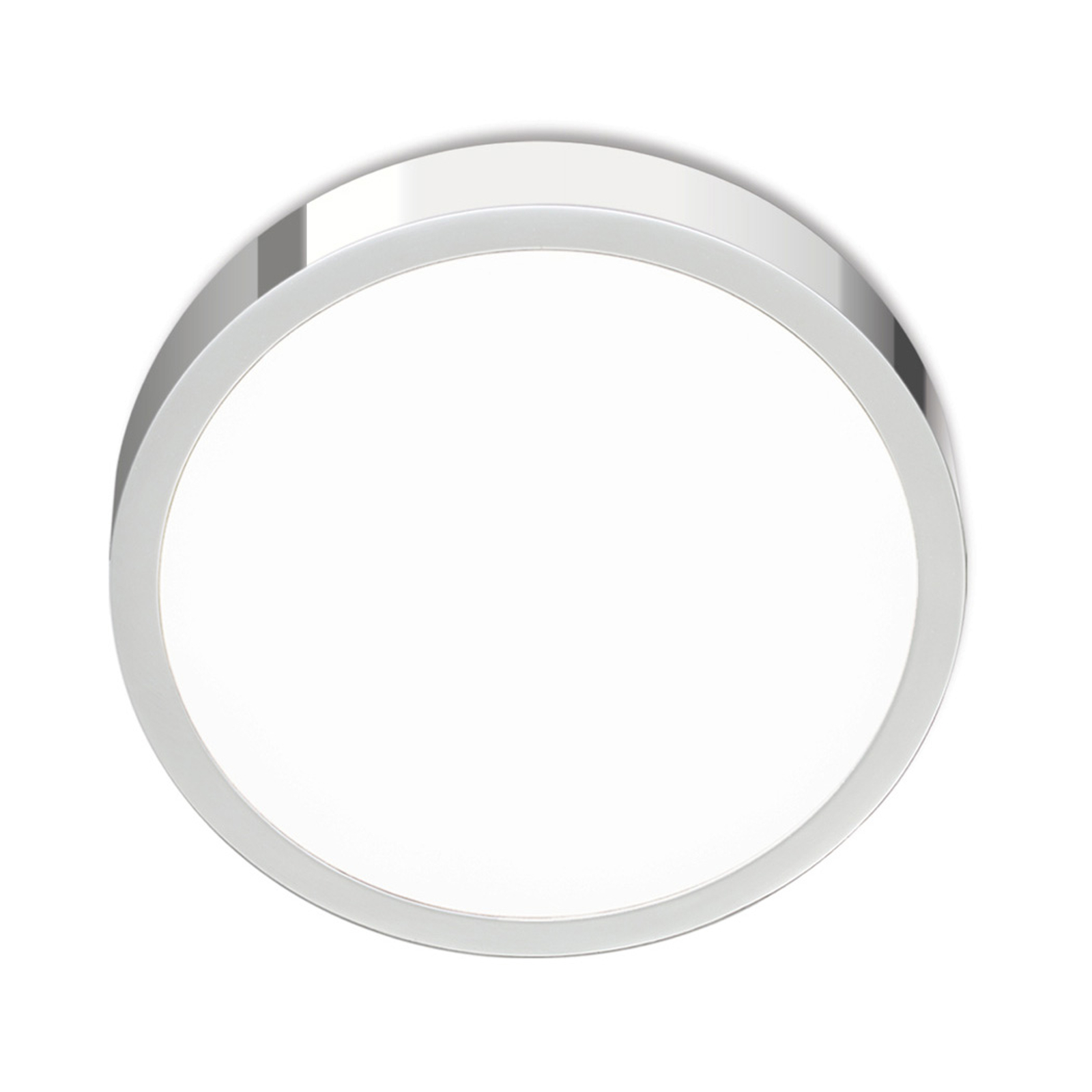 LED-taklampa Bully, krom 14 cm