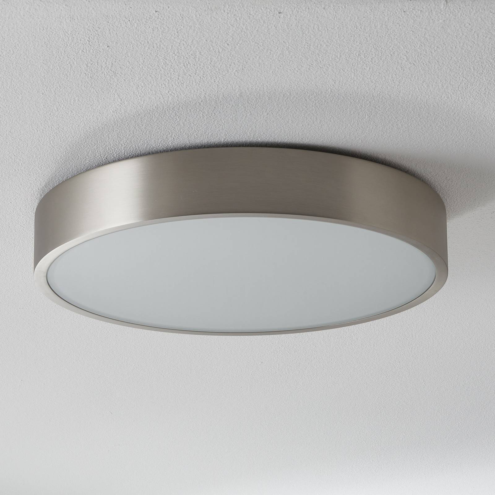 BEGA Planeta taklampa DALI 4 000 K stål Ø 50 cm