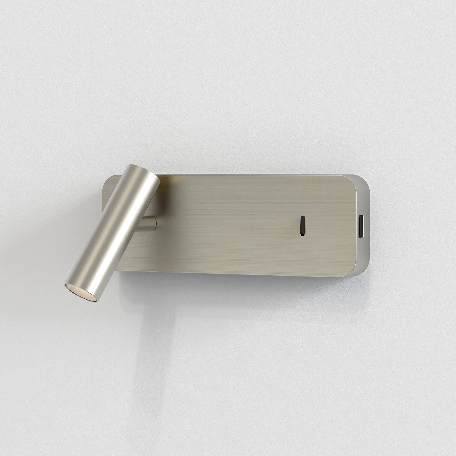 Astro Enna Surface USB LED-vägglampa, nickel