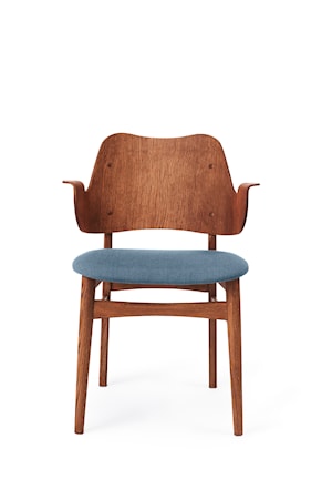 Gesture Chair S Teak Denim Blue Canvas