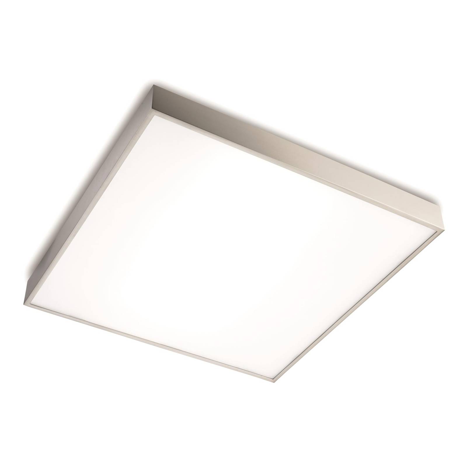 Högkvalitativ LED-taklampa Apolo, matt nickel